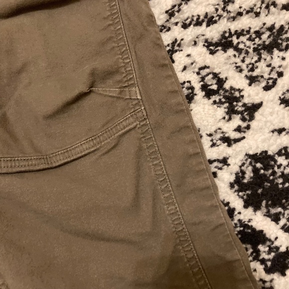 prAna Women's Avril Pant M Olive Green Hiking Walking Casual Outdoor Climbing - Picture 4 of 13